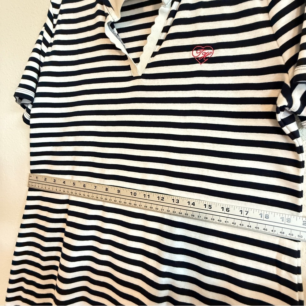 🌟 Tommy Hilfiger Striped Polo Dress – Preppy Heart Charm Vibes! 🌟 - Picture 11 of 16